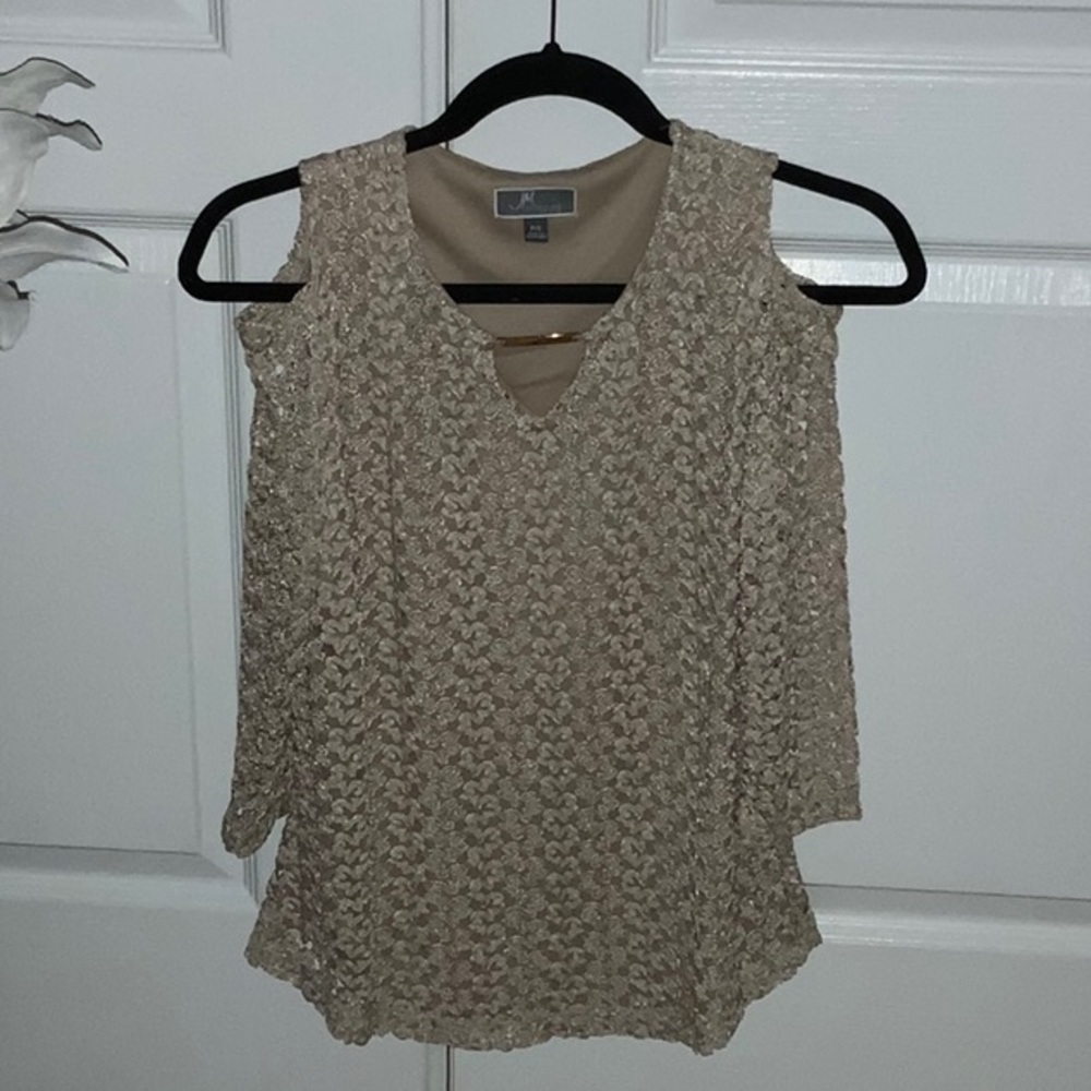 JM Collection dress sweater/blouse. Tan, Size: PS